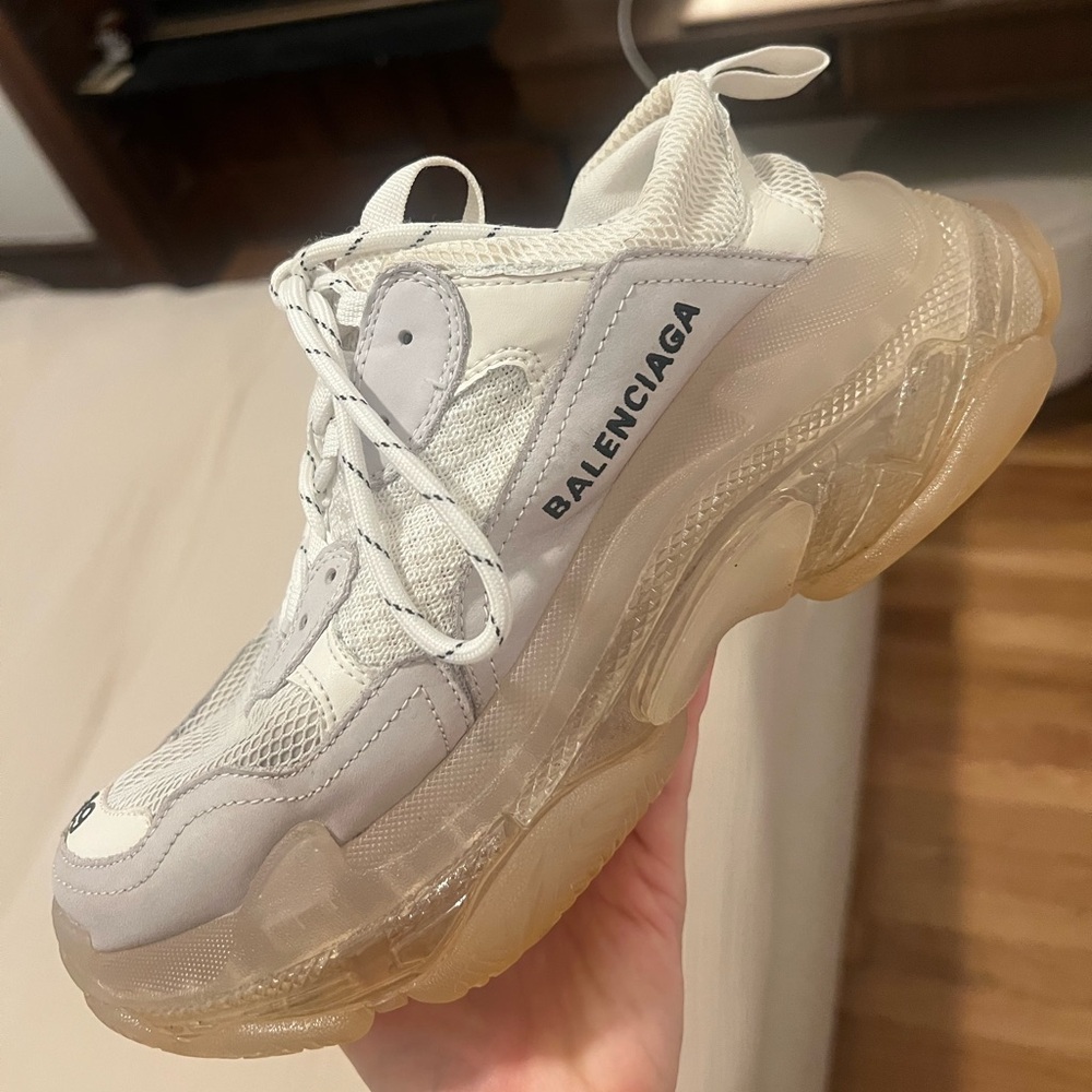 Balenciaga “triple s” Sneakers with Transparent Sole